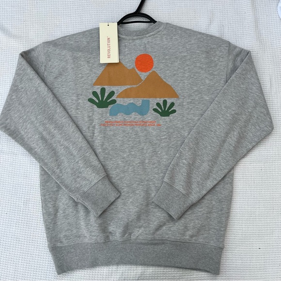 Revolution- Loose Crewneck in grey mel - Picture 8 of 14
